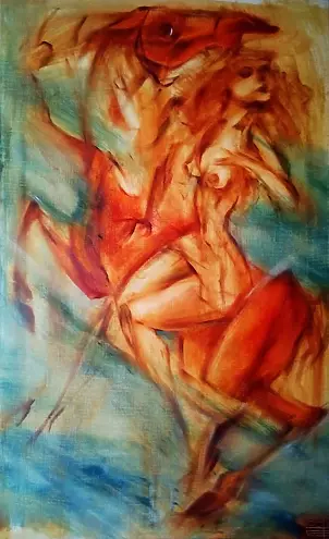 Simakov Vladimir - Купание красного коня