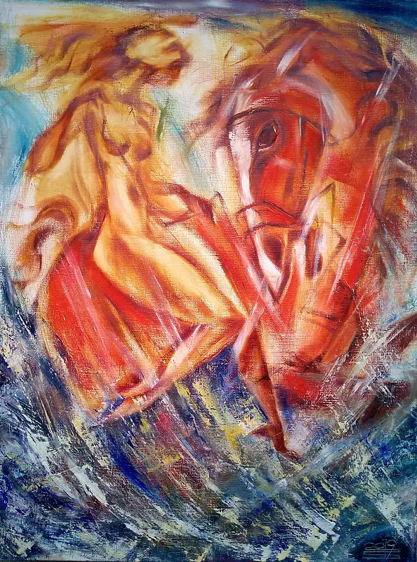 Simakov Vladimir - Купание красного коня