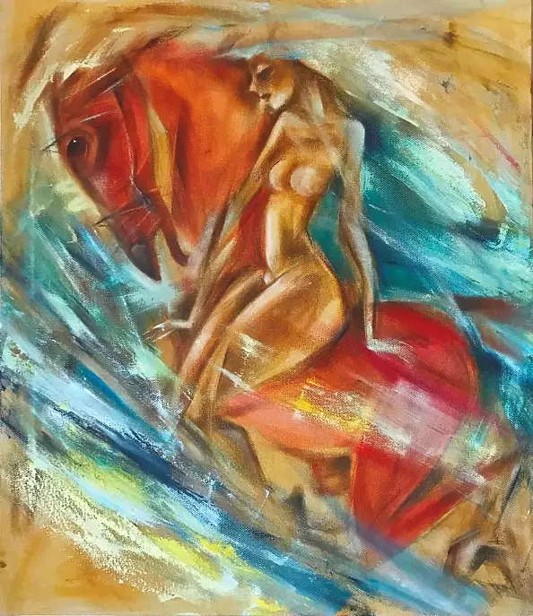 Simakov Vladimir - Купание красного коня