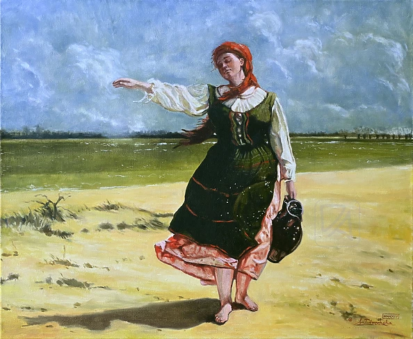 Agnieszka Długołęcka - Kurpianka with a jug