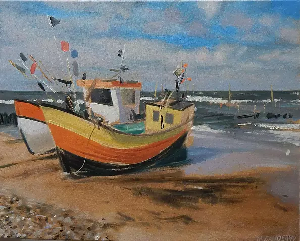 Michał Cander - fishing boats