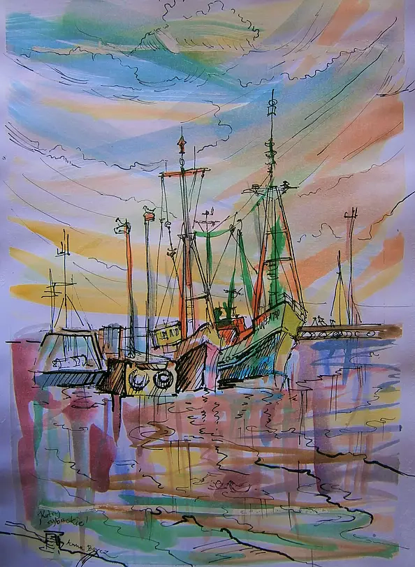 Anna Borcz - Fishing boats