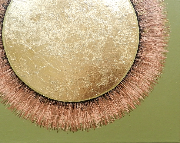 Jolanta Frankiewicz - Flower light terracotta 40x40