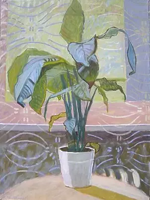 Rafał Czwichocki - Flower on background windows