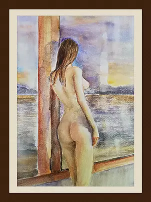 Krzysztof Marek - "flower behind the glass"