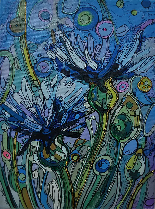Magda Florczyk - flower cornflower