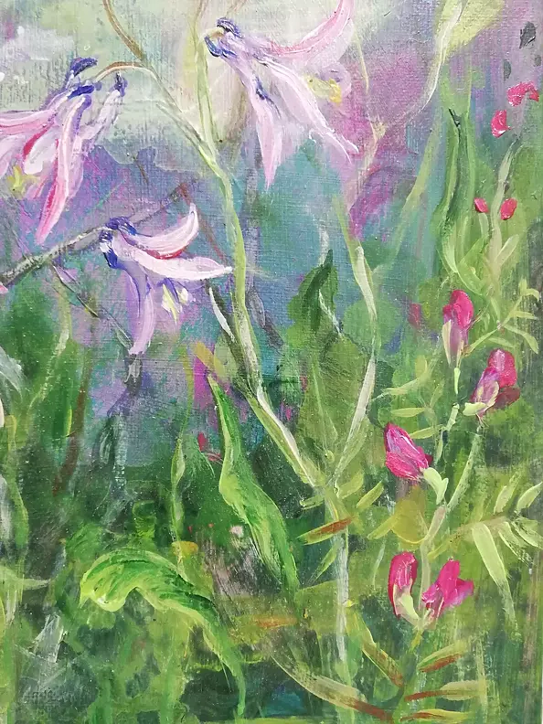 Natalia Czarnecka Diling - Flowers - Magic Garden III