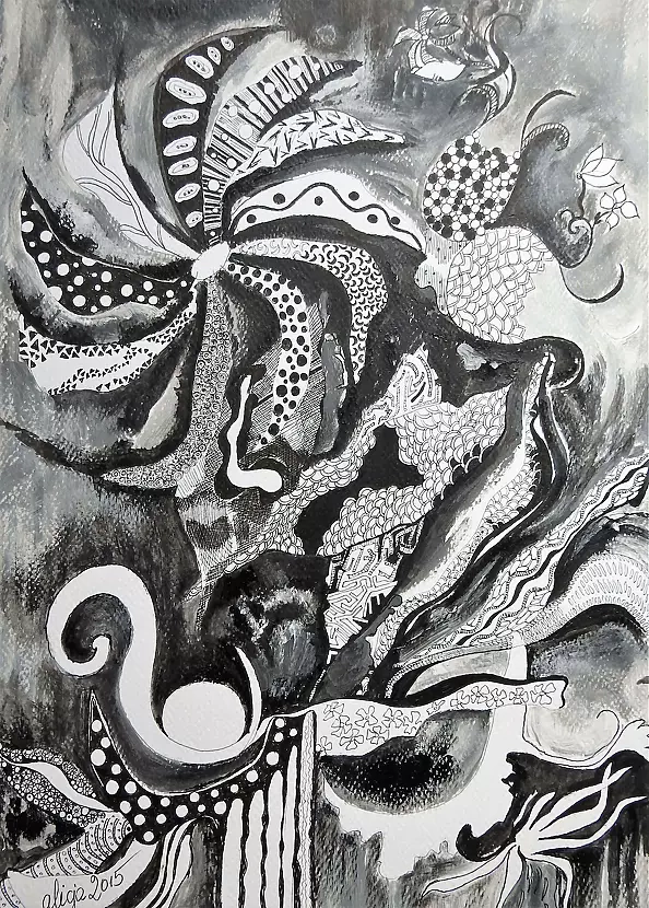 Alicja Wysocka - Kwiatowa abstrakcja