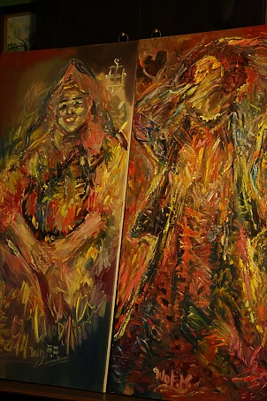 Eryk Maler - Women, Sketch, Interpretation