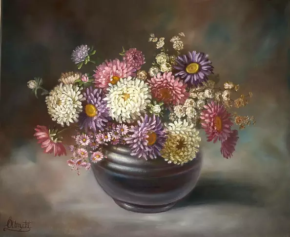Lidia Olbrycht - Astra flowers