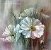 Lidia Olbrycht - Kwiaty- White poppies field