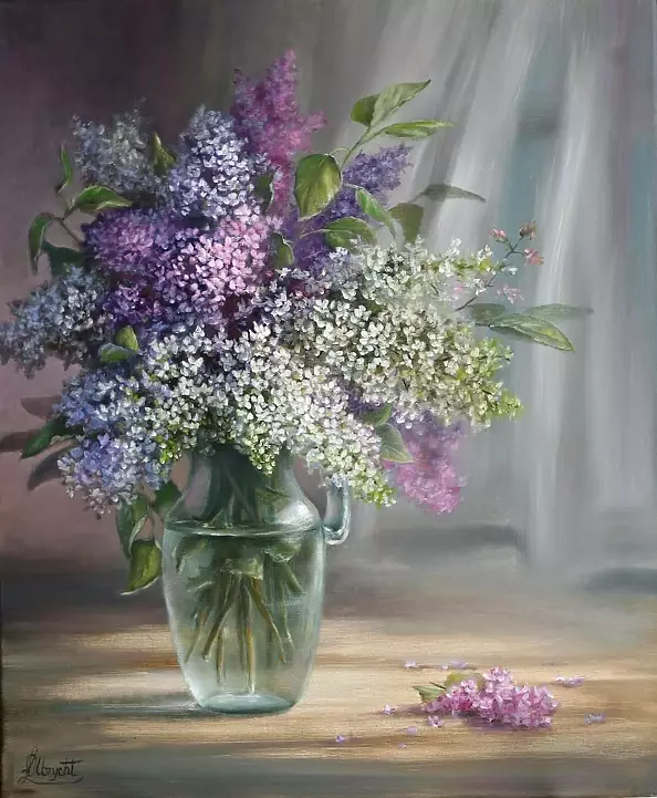Lidia Olbrycht - Lilacs flowers