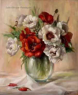 Lidia Olbrycht - Flowers - Garden Poppies