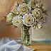 Lidia Olbrycht - Fleurs - Roses dans un vase