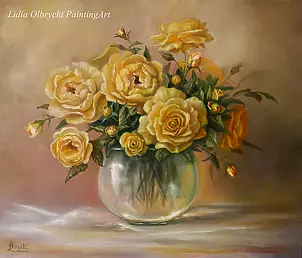 Lidia Olbrycht - Flowers - Yellow Roses