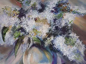 Piotr Pawelczyk - Lilac flowers - still life.