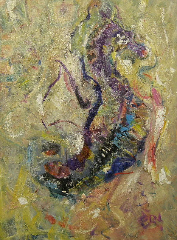 Eryk Maler - Motyw Smoka, 60x80