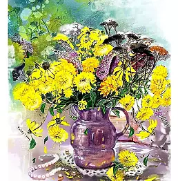 Teresa Kopańska - Kwiaty i perły 