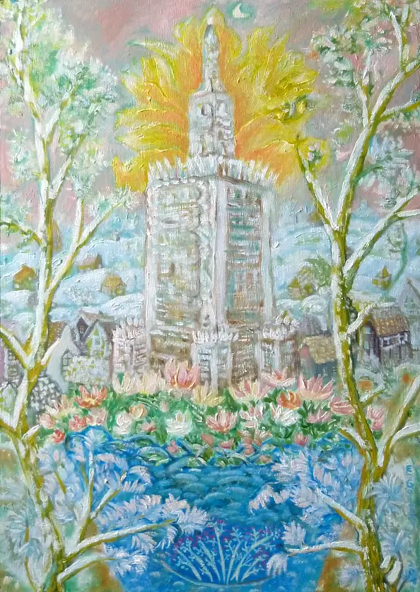 Elżbieta Goszczycka - Flowers and snow