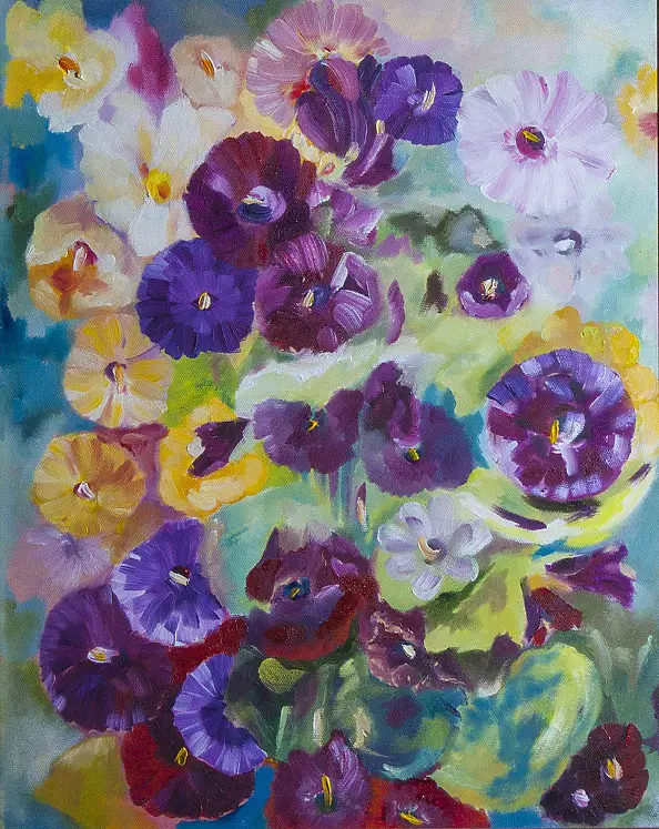 Ilona Milewska - Flowers - mallow