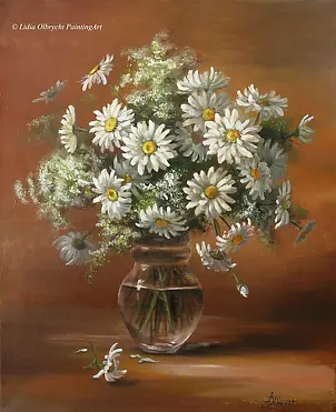 Lidia Olbrycht - Flowers  in a vase