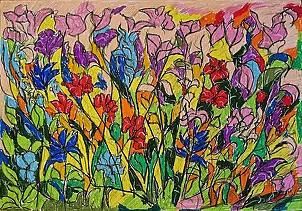 Mikołaj Jackiewicz - Flowers in the meadow