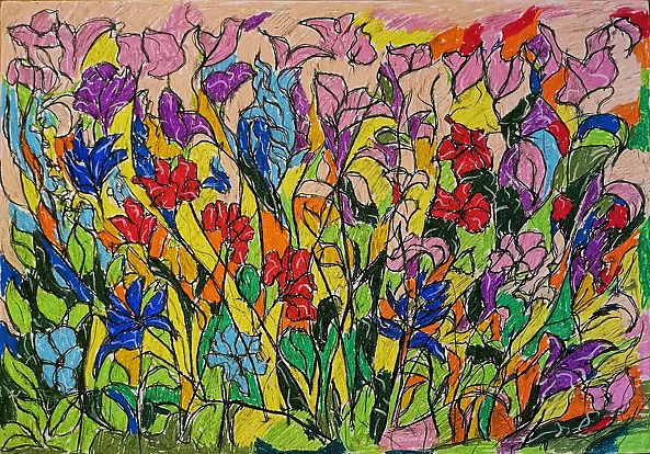 Mikołaj Jackiewicz - Flowers in the meadow
