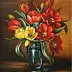 Lidia Olbrycht - Fiori - tulipani in un vaso