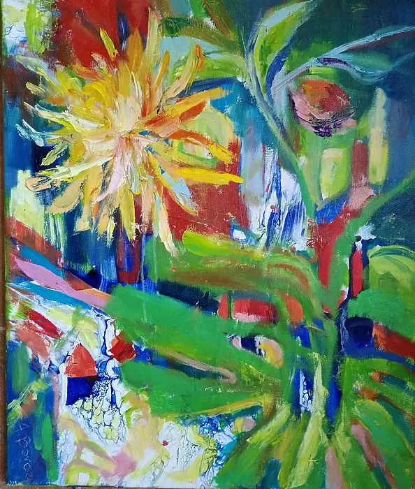 Anna Borcz - Kwiaty w dżungli