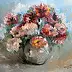 Krzysztof Kłosowicz - "Flowers in a clay vase"