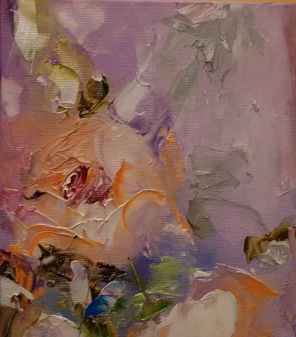 Anna Jabłońska - Kwiaty w ogrodzie