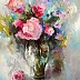 Krzysztof Kłosowicz - "Flowers in a Glass Vase VI"