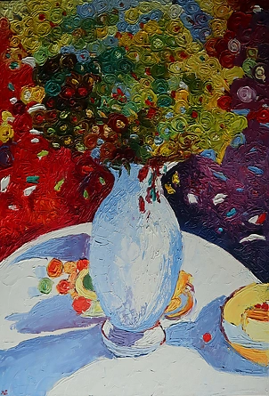 Magdalena Walulik - Flowers in a vase 047