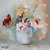 Krzysztof Kłosowicz - "Flowers in vase VII"