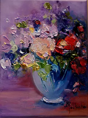   - Flowers in a vase