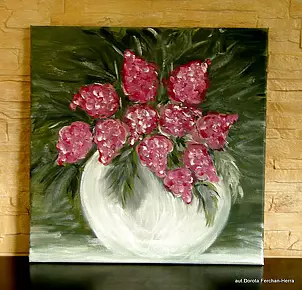 Dorota Ferchan Herra - Kwiaty w wazonie