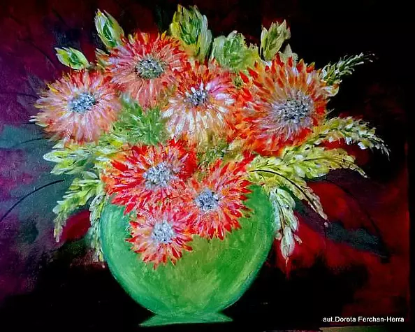 Dorota Ferchan Herra - Flowers in a vase