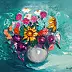 Ewa Boińska - Flowers in a vase