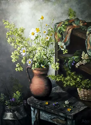 Iryna Lubera - Flowers in a vase