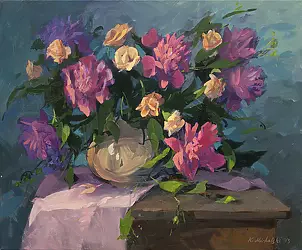 Krzysztof Michalski - Kwiaty w wazonie