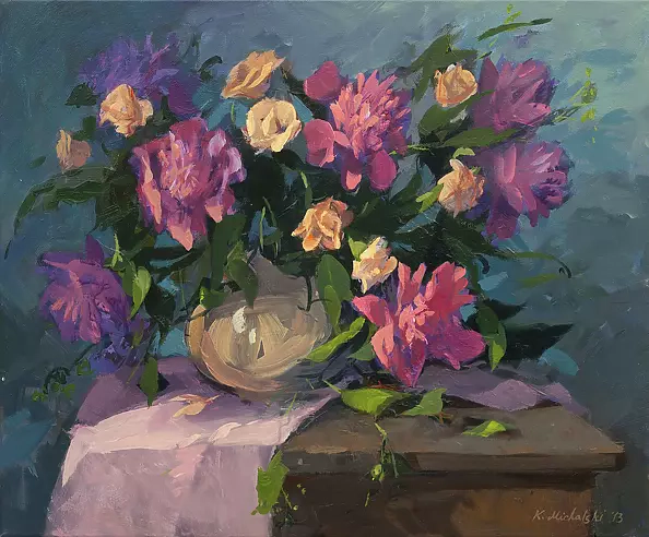 Krzysztof Michalski - Flowers in a vase