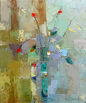 Krzysztof Tracz - Flowers in a vase