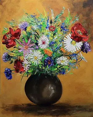 Radosław Popek - Flowers in a vase