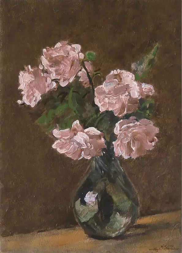 Witold Kubicha - Flowers - according to Henri Fantin-Latour
