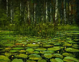 Tadeusz Gazda - Kwiaty wodne X