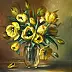 Lidia Olbrycht - Kwiaty - żółte tulipany