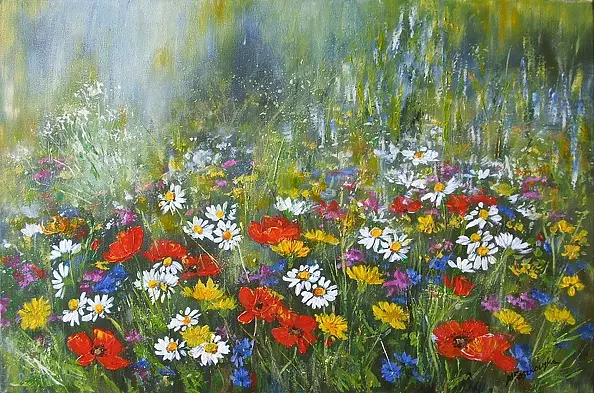 Maria Roszkowska - Kwietna łąka