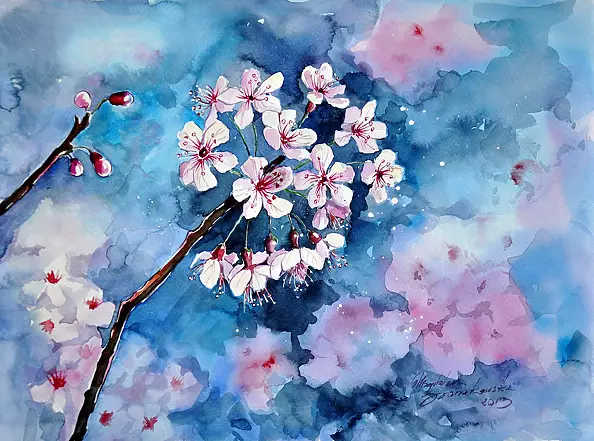 Magdalena Bronakowska - Kwitnąca wiśnia