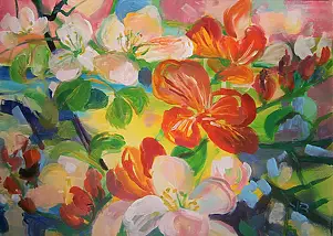 Anna Borcz - The blooming trees