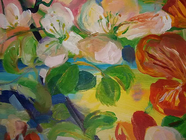 Anna Borcz - Kwitnące drzewa